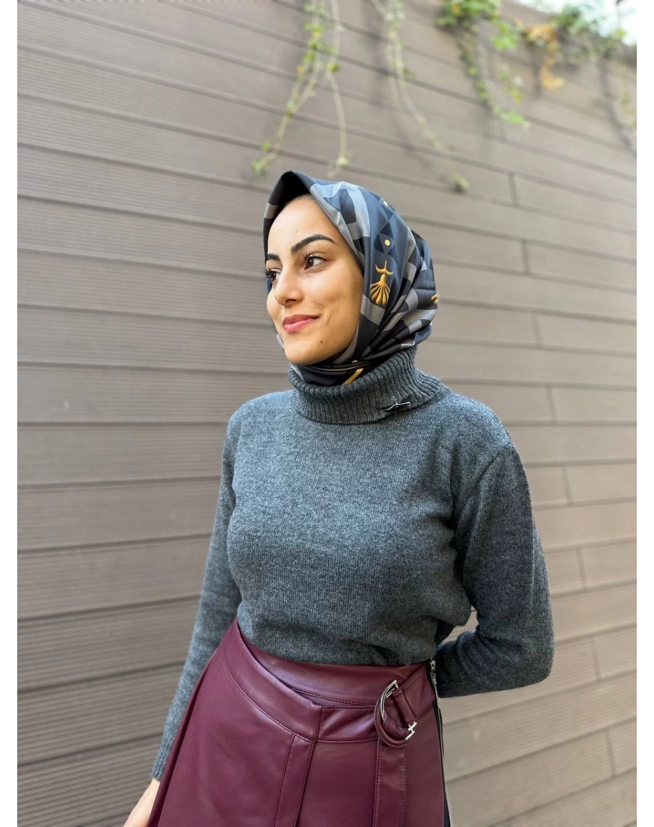 Venöve 24FWTRI0005 Gri Mircy Triko