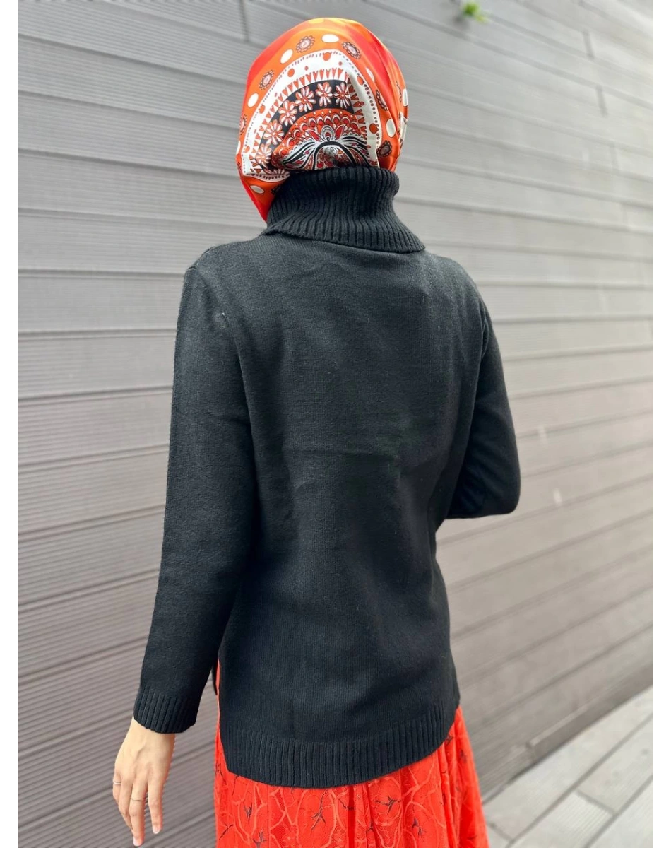 Venöve 24FWTRI0005 Siyah Mircy Triko