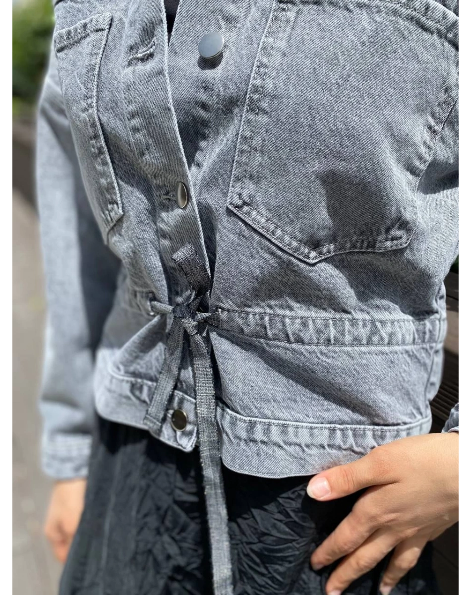 Venöve 24SSCEK0032 Gri Boye Ceket