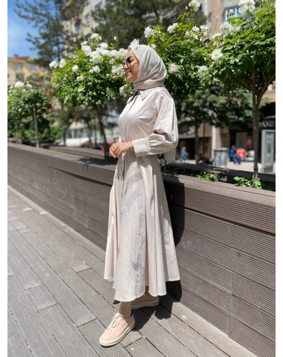 Venöve 24SSELB0010 Taş Alento Elbise