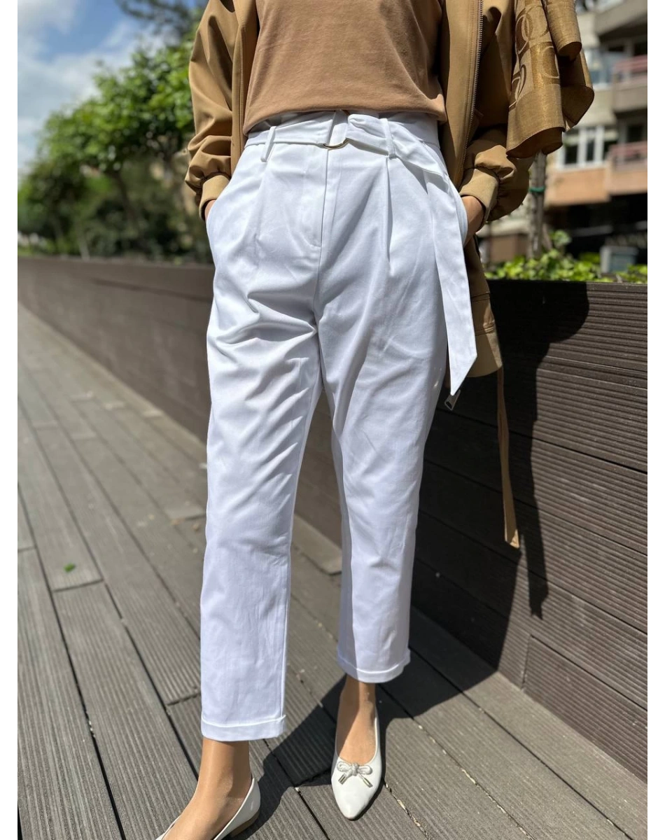 Venöve 24SSPNT0024 Ekru Brandon Pantolon