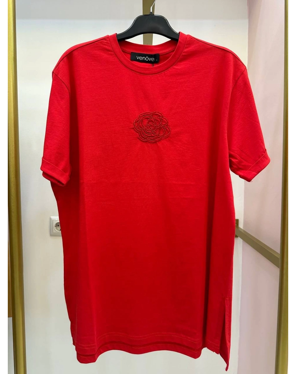 Venöve 24SSTSH0001 Kırmızı Siena Tişört