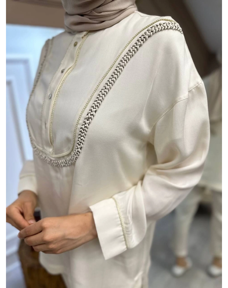 Venöve 24SSTUN0012 Ekru Liestal Takım