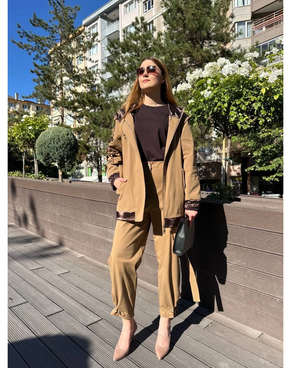 Venöve 25FWCEK0005 Camel Forest Takım