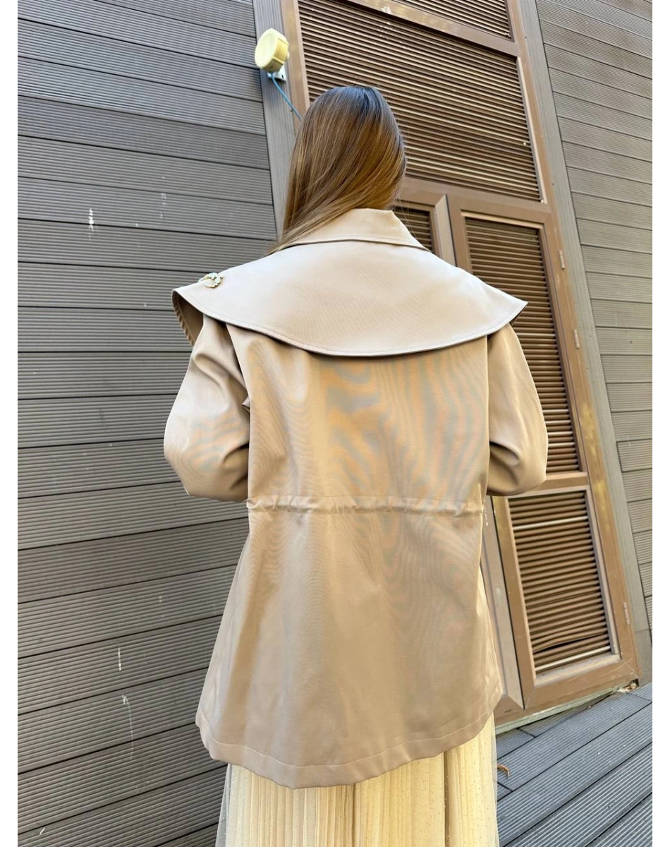 Venöve 25FWCEK0011 Camel Carlo Ceket