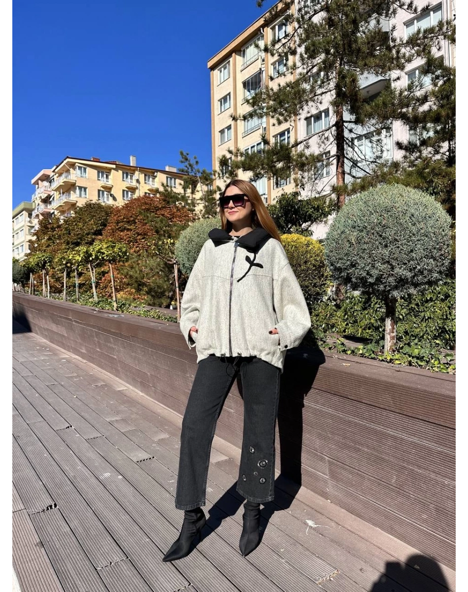 Venöve 25FWCEK0015 Beyaz Campi Ceket