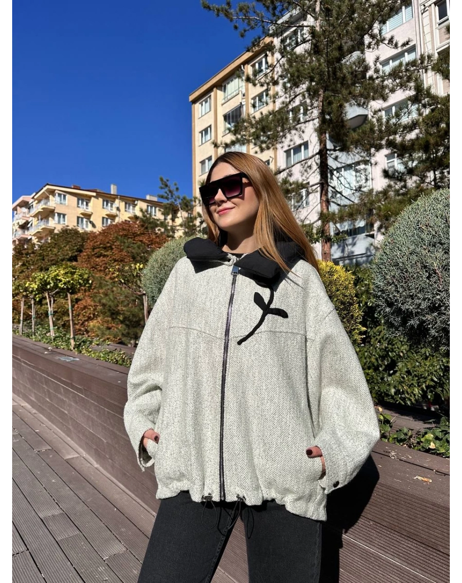 Venöve 25FWCEK0015 Beyaz Campi Ceket