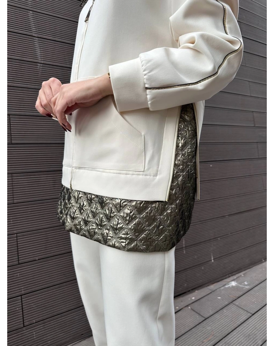 Venöve 25FWCEK0020 Ekru Cardi Takım