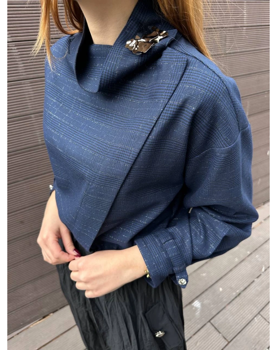 Venöve 25FWELB0004 Lacivert Pred Elbise