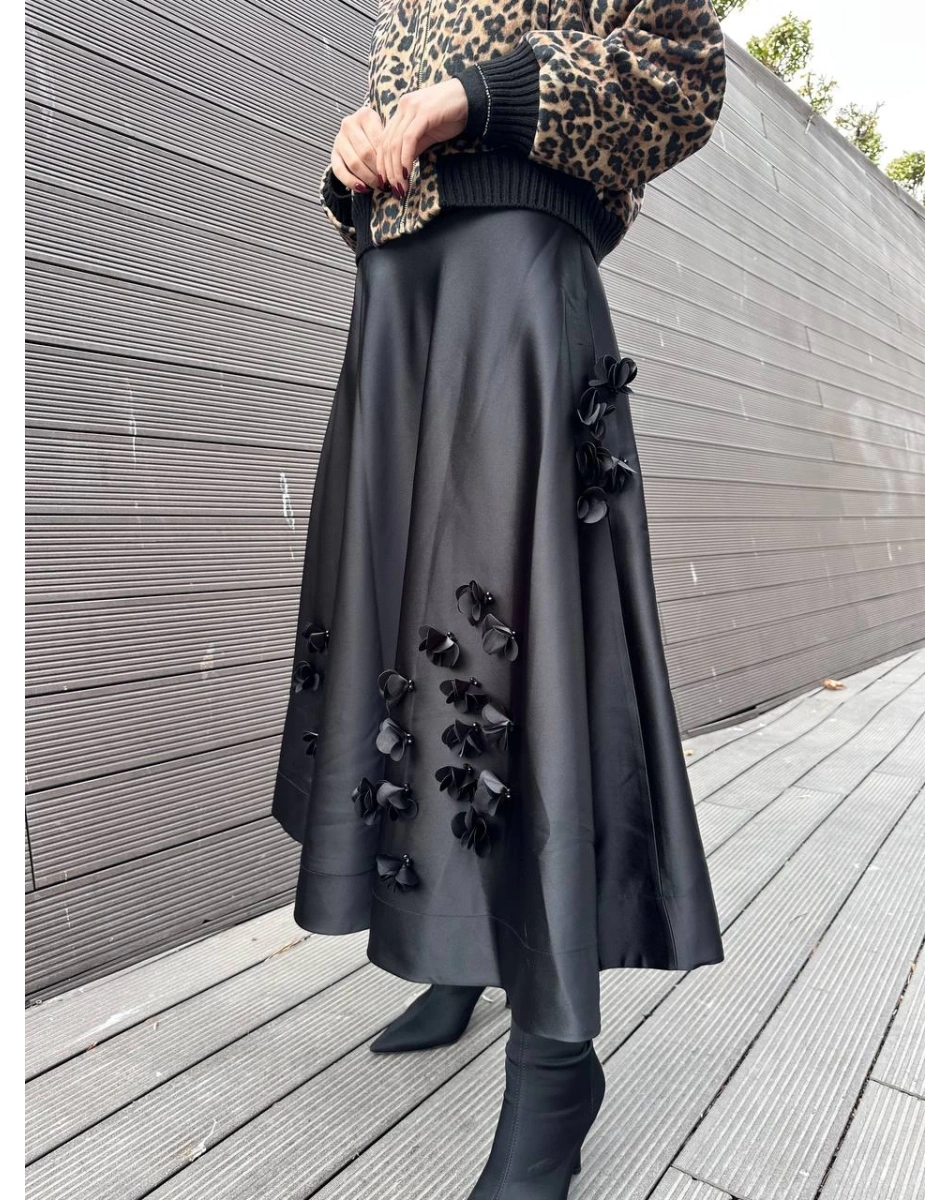 Venöve 25FWETE0011 Siyah Cada Etek