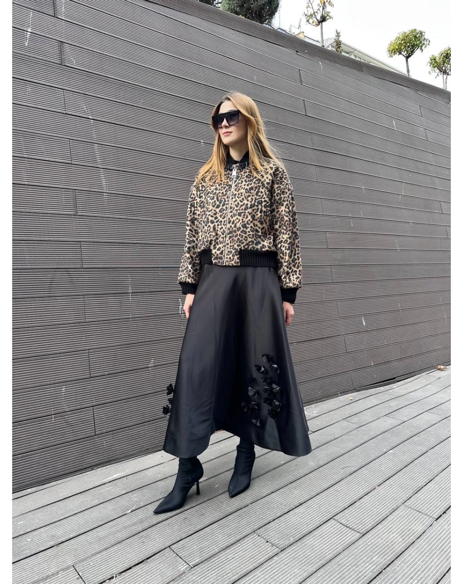 Venöve 25FWETE0011 Siyah Cada Etek