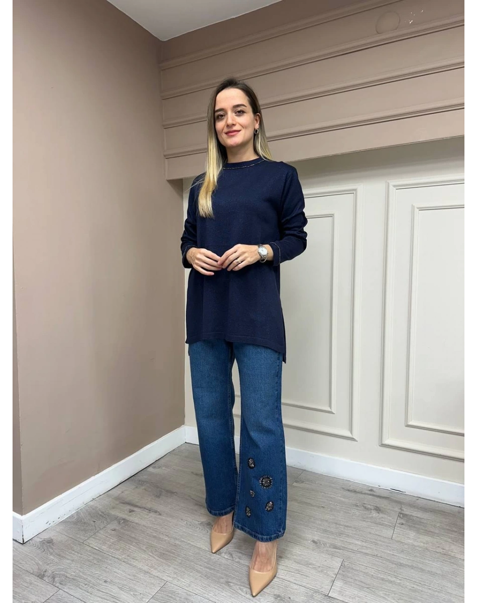 Venöve 25FWJEA0001 Lacivert Cove Jean