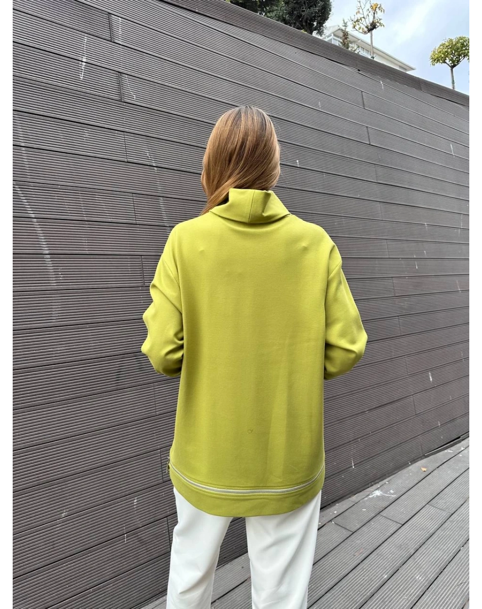 Venöve 25FWSWE0011 Yeşil Holly Sweat