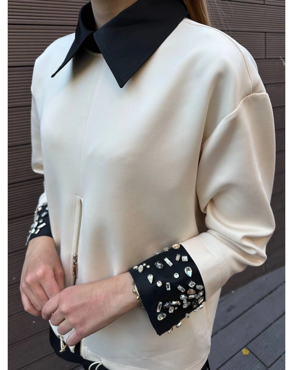 Venöve 25FWSWE0014 Ekru Meira Sweat