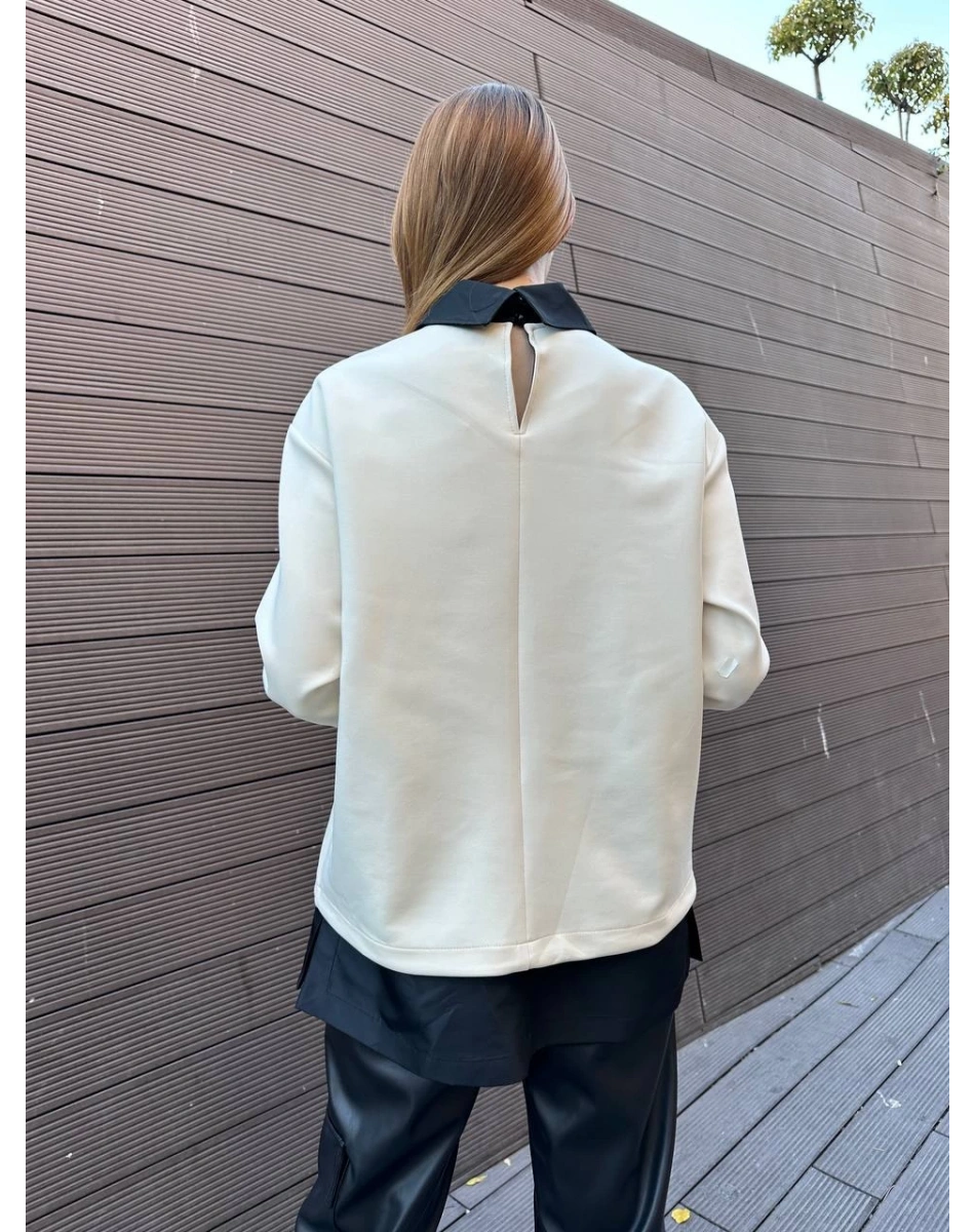 Venöve 25FWSWE0014 Ekru Meira Sweat