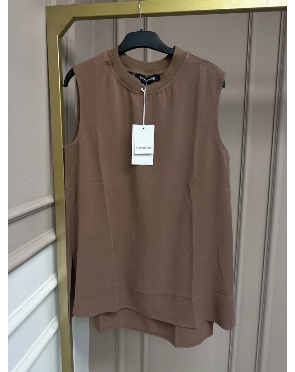 Venöve 25SSBLZ0002 Kahverengi Leia Bluz