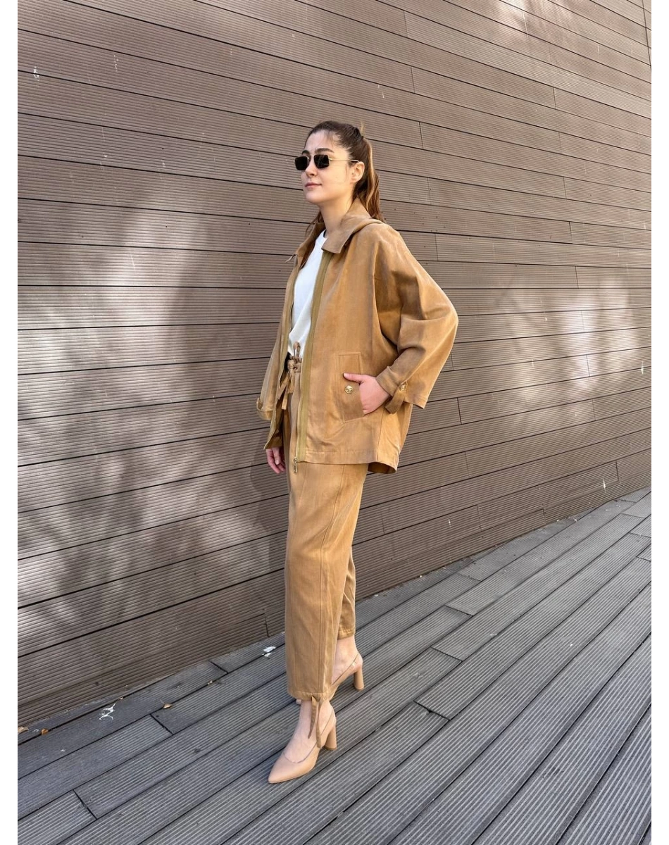 Venöve 25SSCEK0006 Camel Rashel Takım