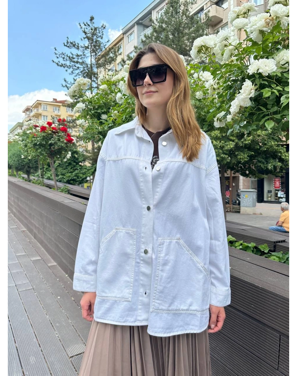 Venöve 25SSCEK0011 Krem Tessa Ceket