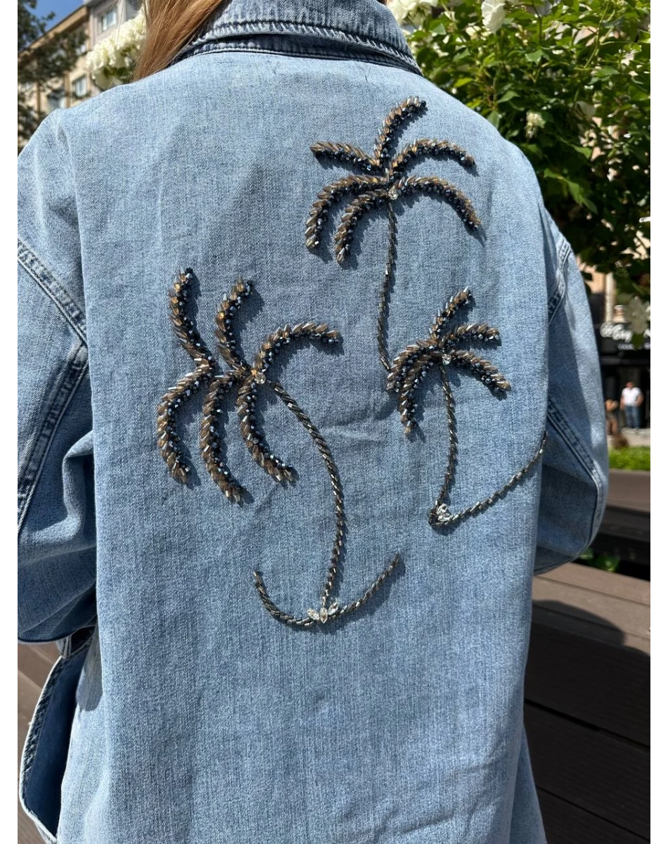 Venöve 25SSCEK0011 Mavi Tessa Ceket