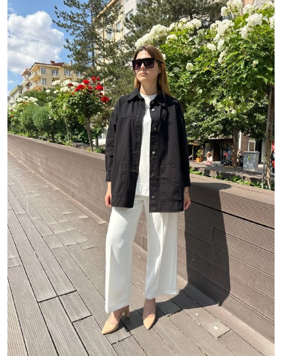 Venöve 25SSCEK0011 Siyah Tessa Ceket