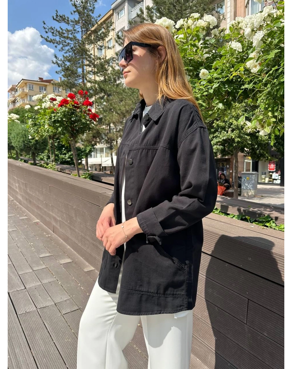 Venöve 25SSCEK0011 Siyah Tessa Ceket