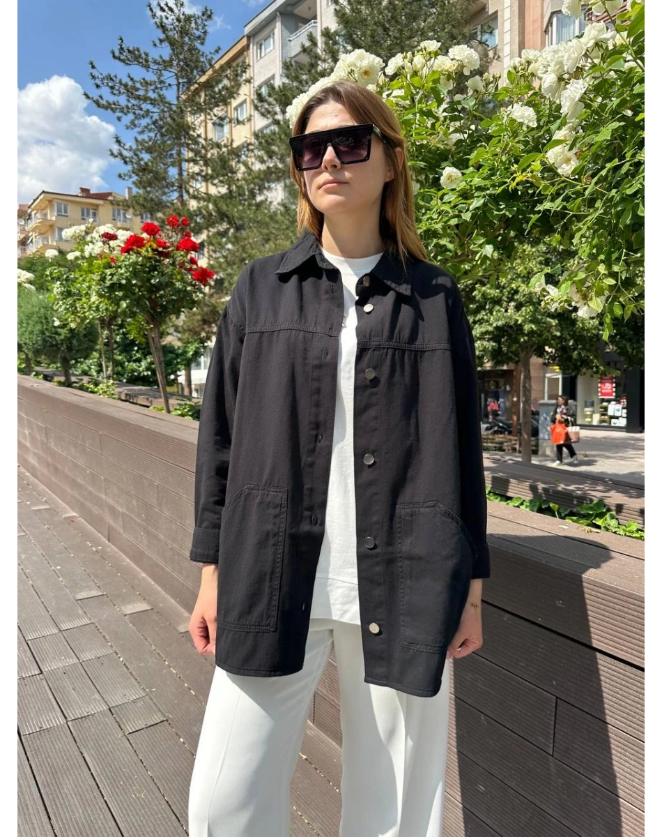 Venöve 25SSCEK0011 Siyah Tessa Ceket