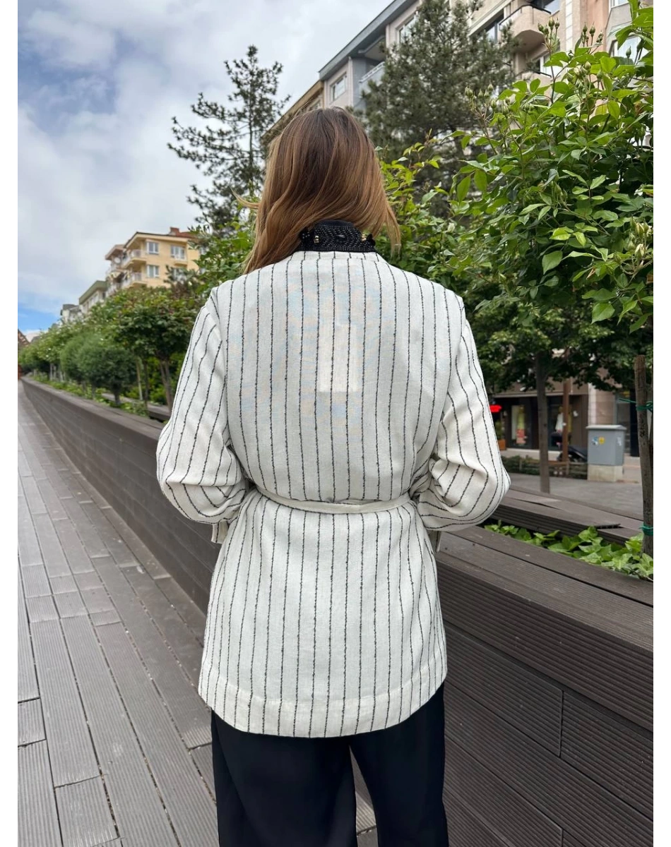 Venöve 25SSCEK0020 Krem Leona Ceket