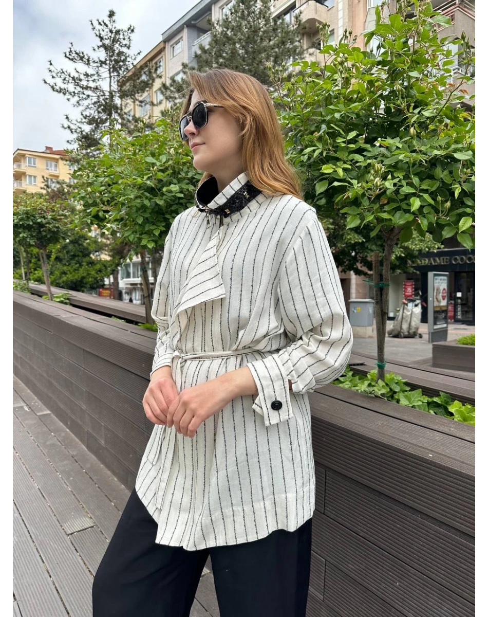 Venöve 25SSCEK0020 Krem Leona Ceket