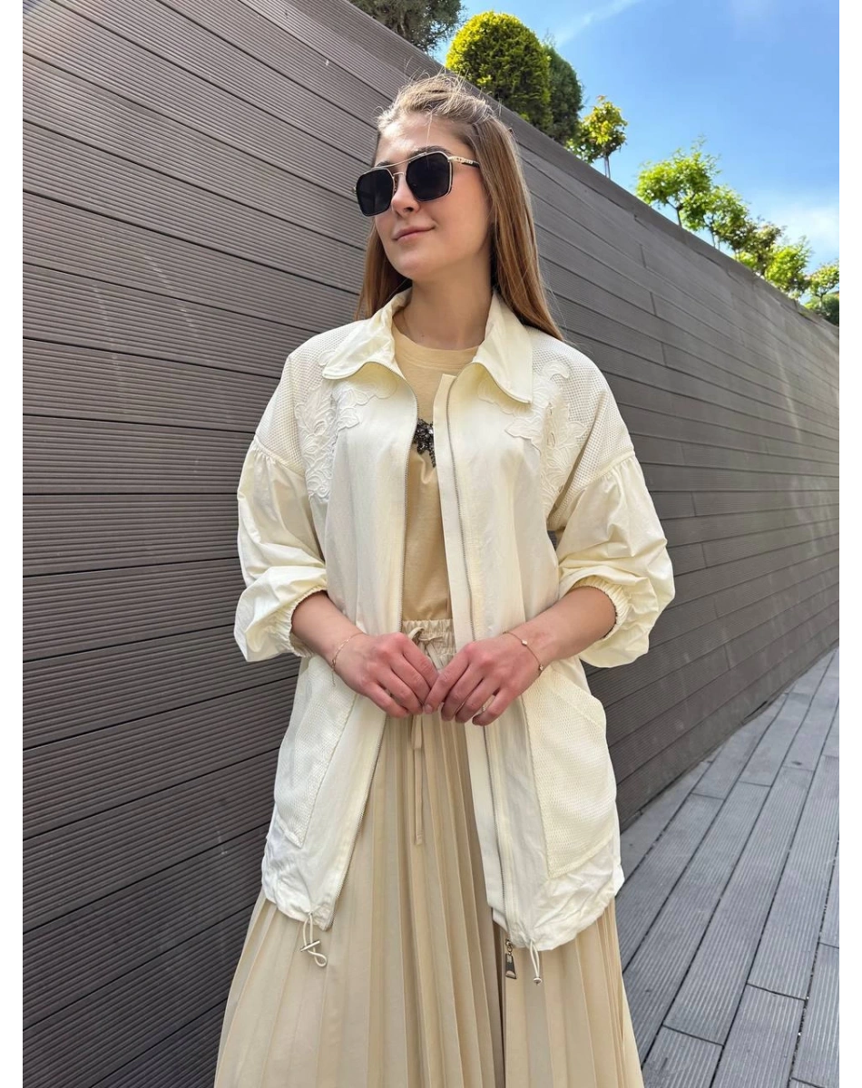 Venöve 25SSCEK0027 Ekru Avery Ceket