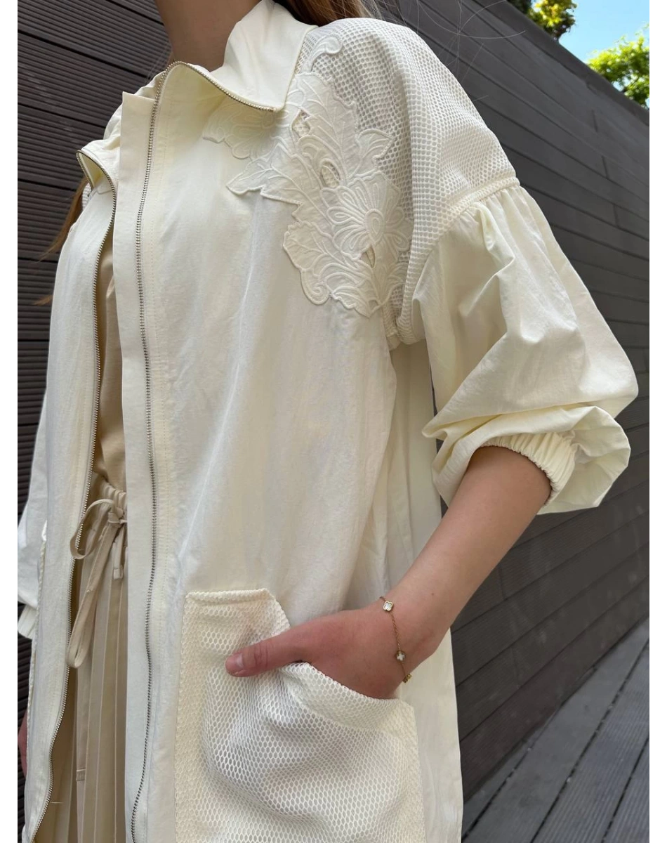 Venöve 25SSCEK0027 Ekru Avery Ceket