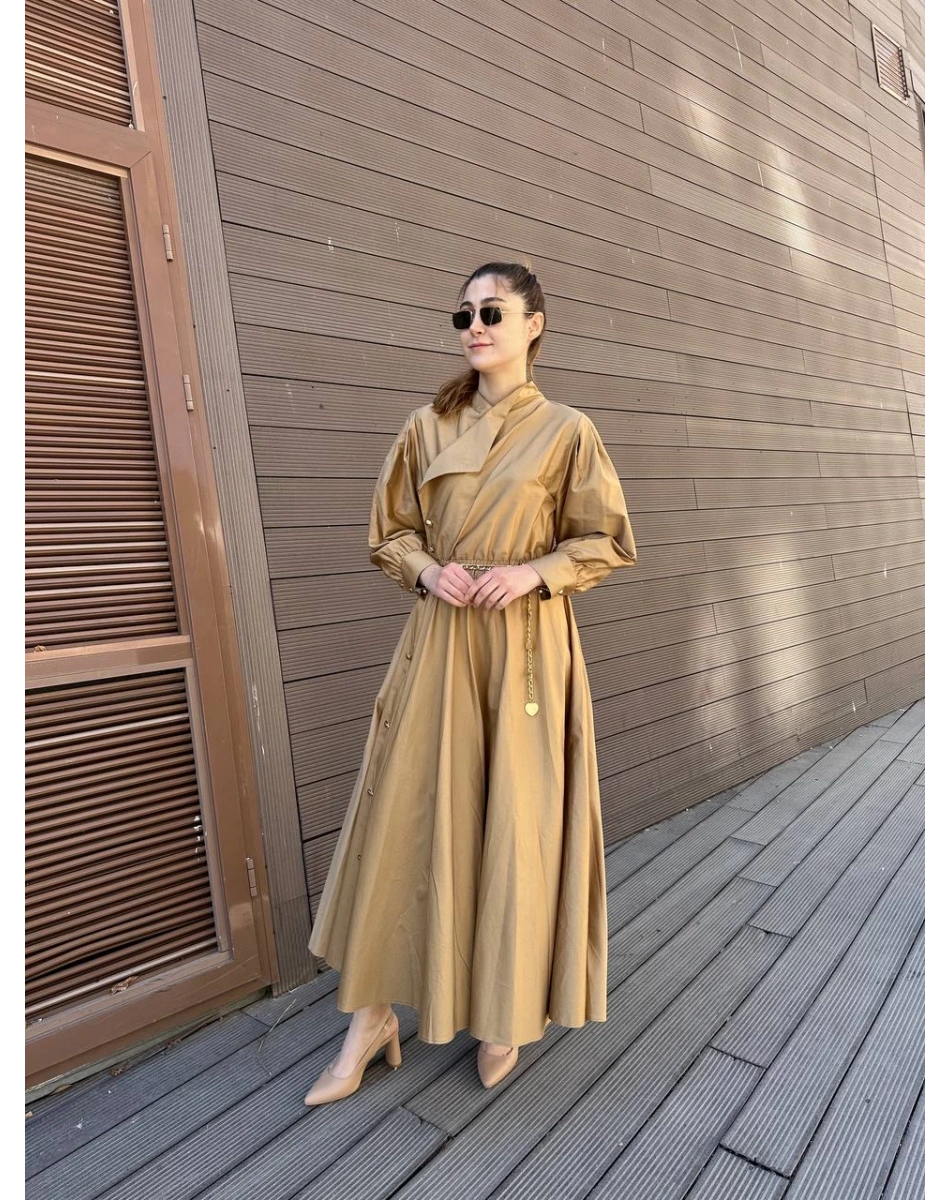 Venöve 25SSELB0018 Camel Kristen Elbise