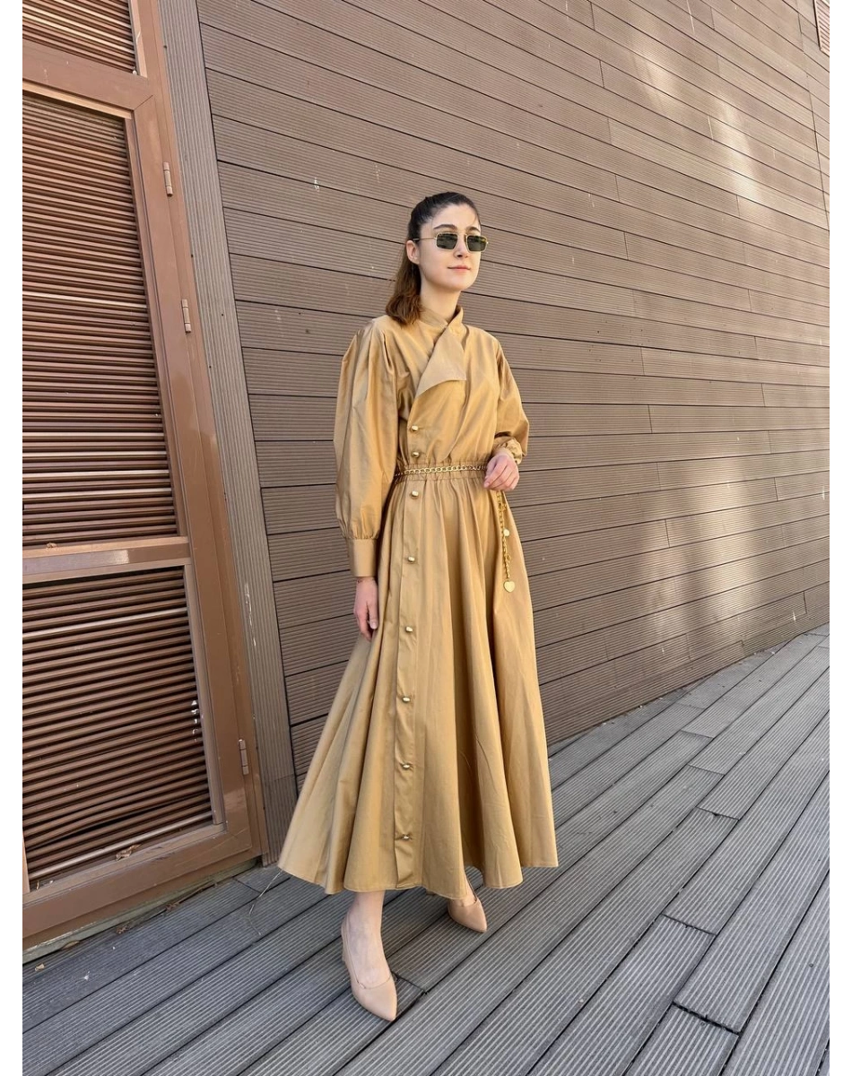 Venöve 25SSELB0018 Camel Kristen Elbise