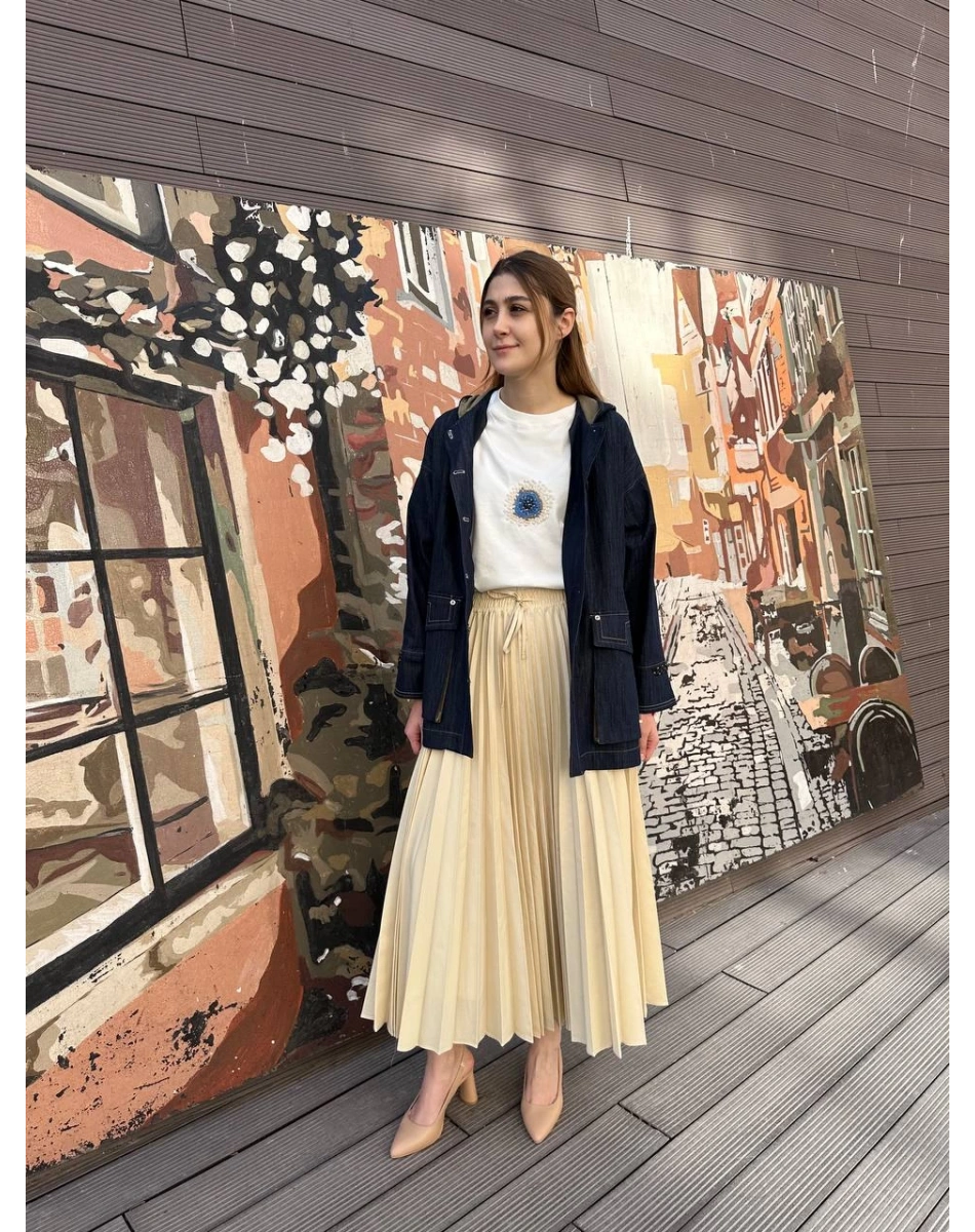 Venöve 25SSETE0002 Bej Brandi Etek