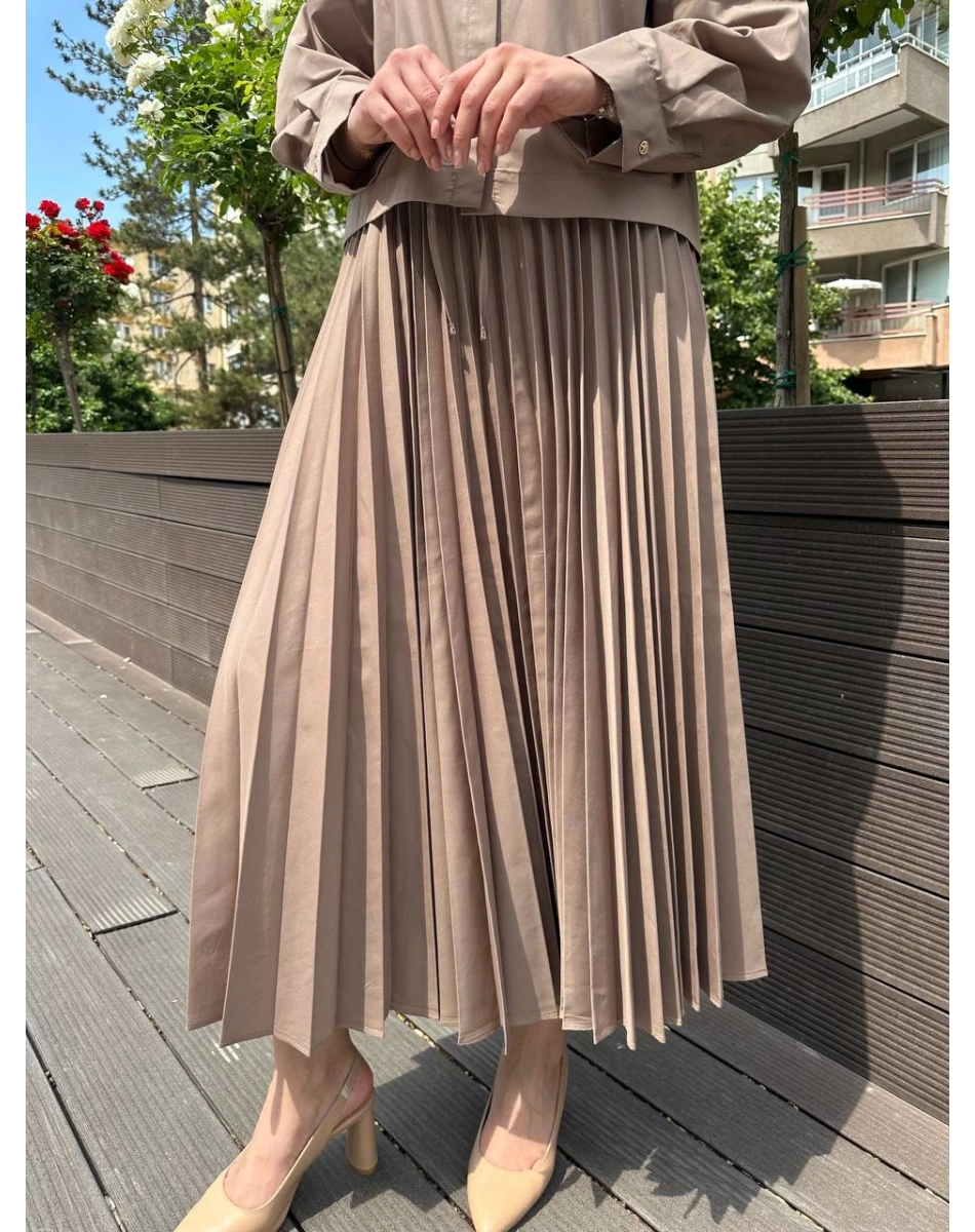 Venöve 25SSETE0002 Kahverengi Brandi Etek