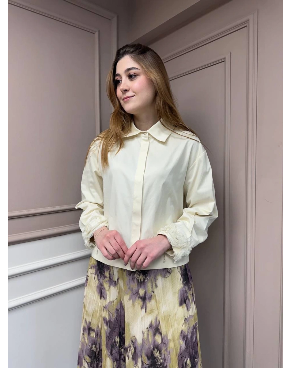 Venöve 25SSGOM0026 Sarı Bonnie Gömlek