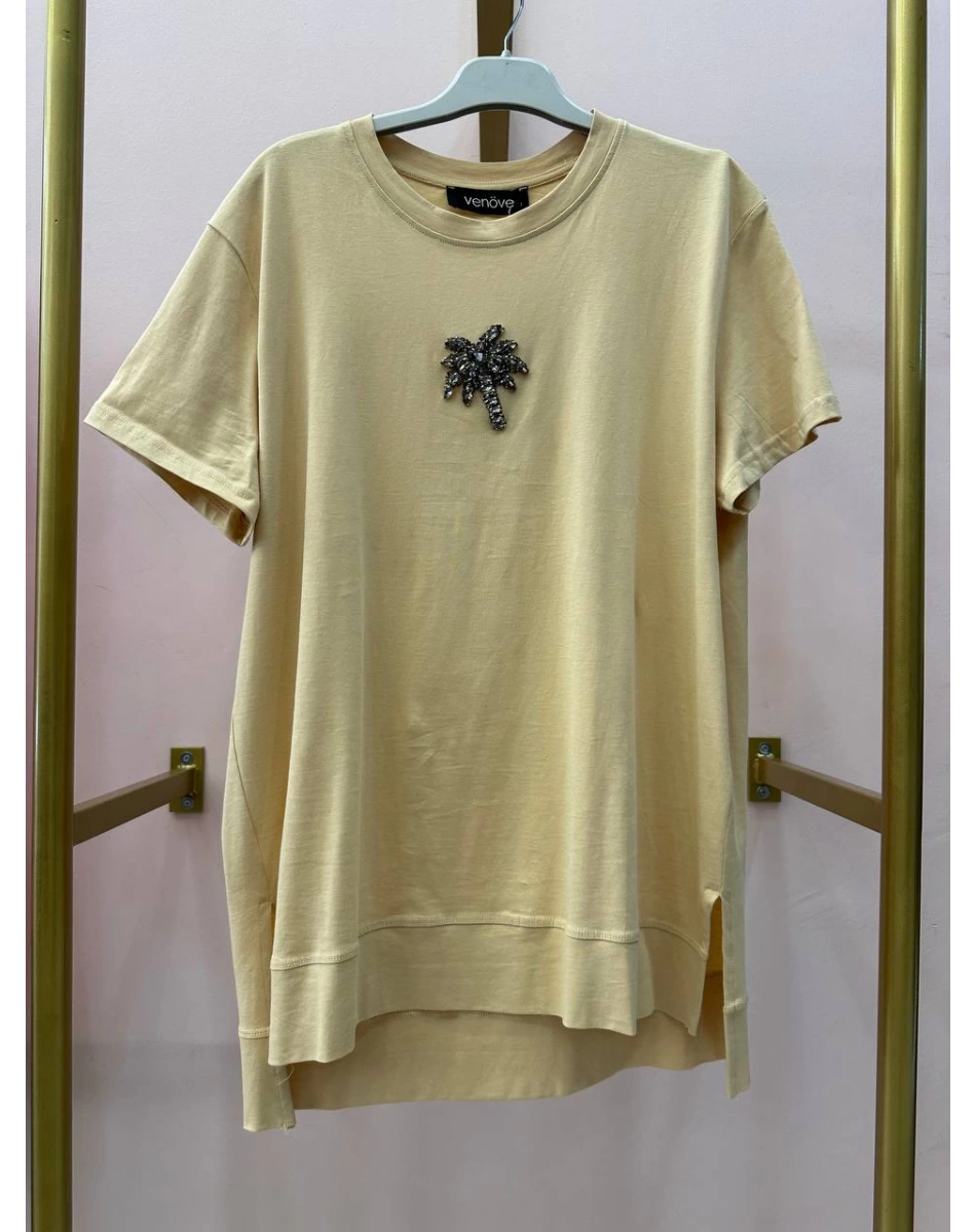 Venöve 25SSTSH0001 Camel Lola Tişört