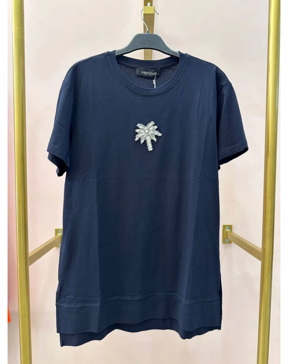 Venöve 25SSTSH0001 Lacivert Lola Tişört