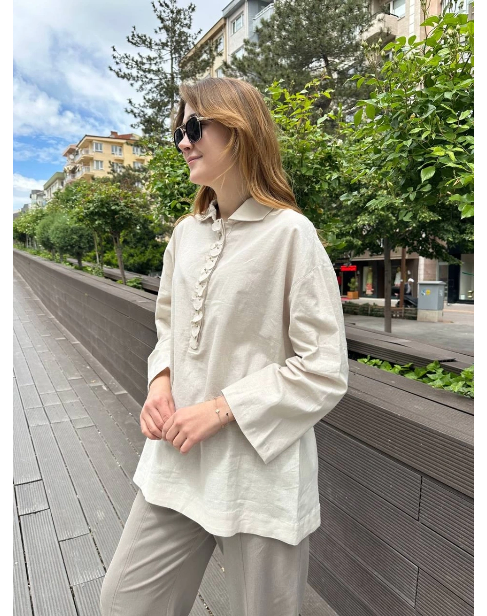 Venöve 25SSTUN0004 Bej Ernest Tunik