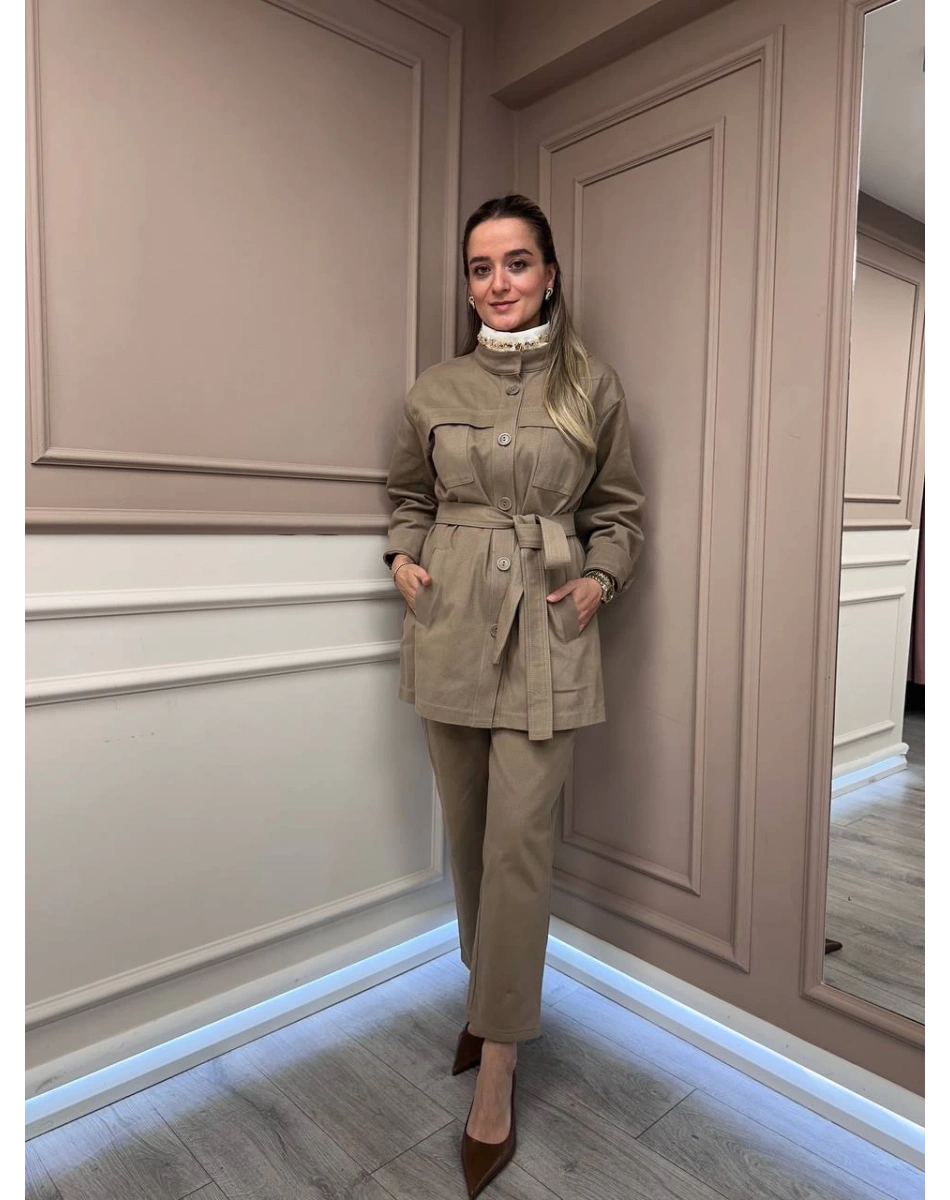 Venöve 26FWCEK0008 Bej Galvin Takım