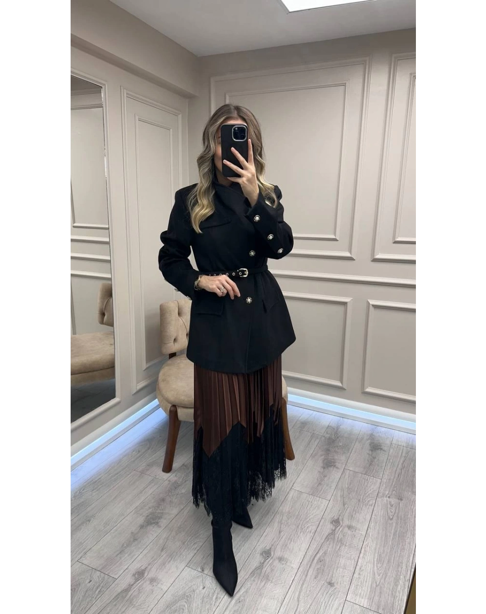 Venöve 26FWCEK0012 Siyah Willy Ceket