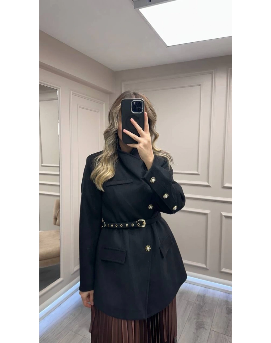 Venöve 26FWCEK0012 Siyah Willy Ceket