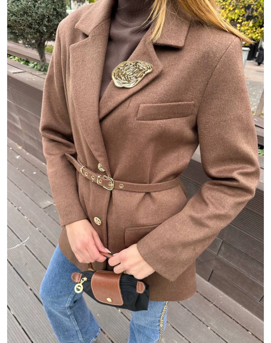 Venöve 26FWCEK0018 Kahverengi Robb Ceket