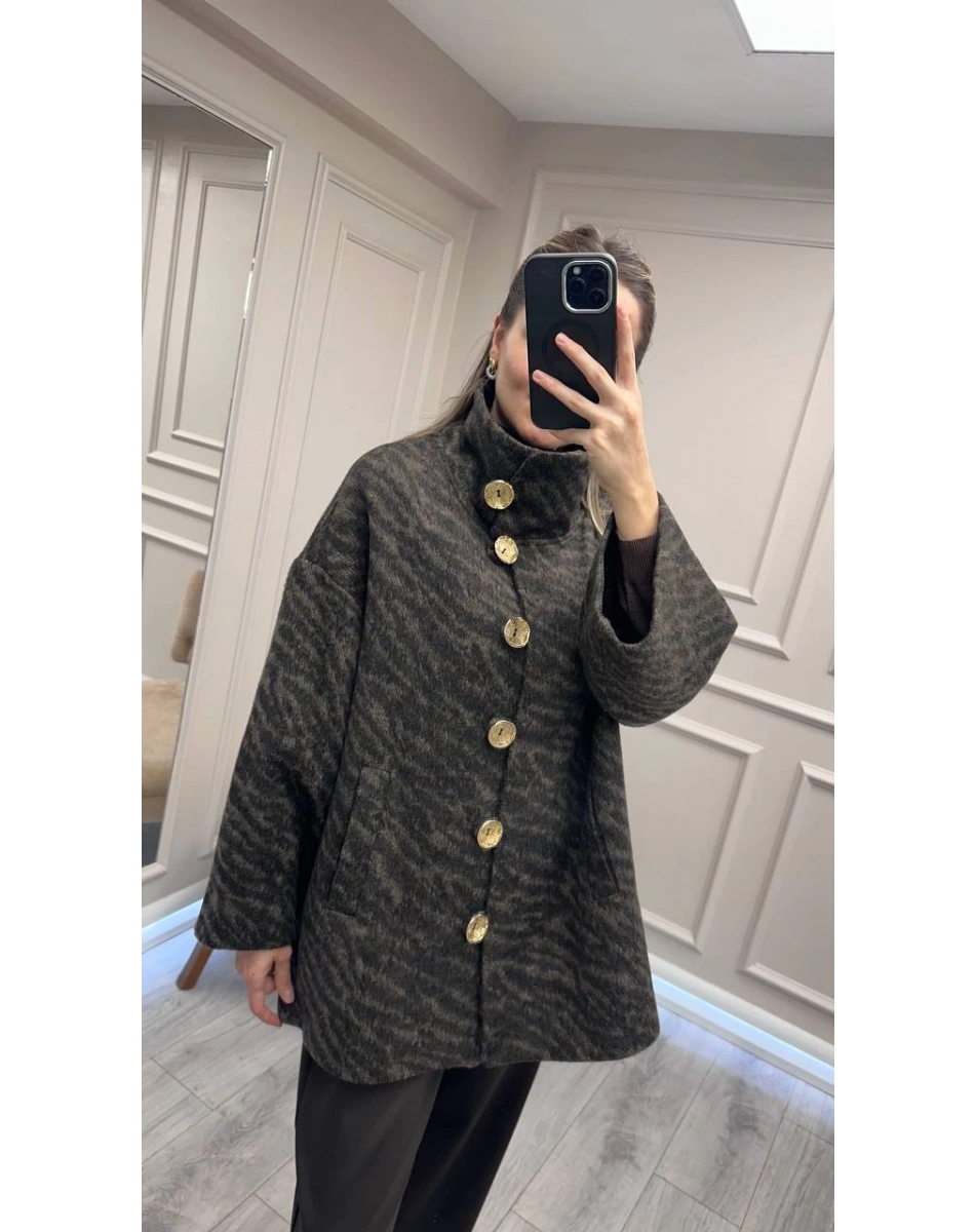 Venöve 26FWCEK0019 Kahverengi Bova Ceket