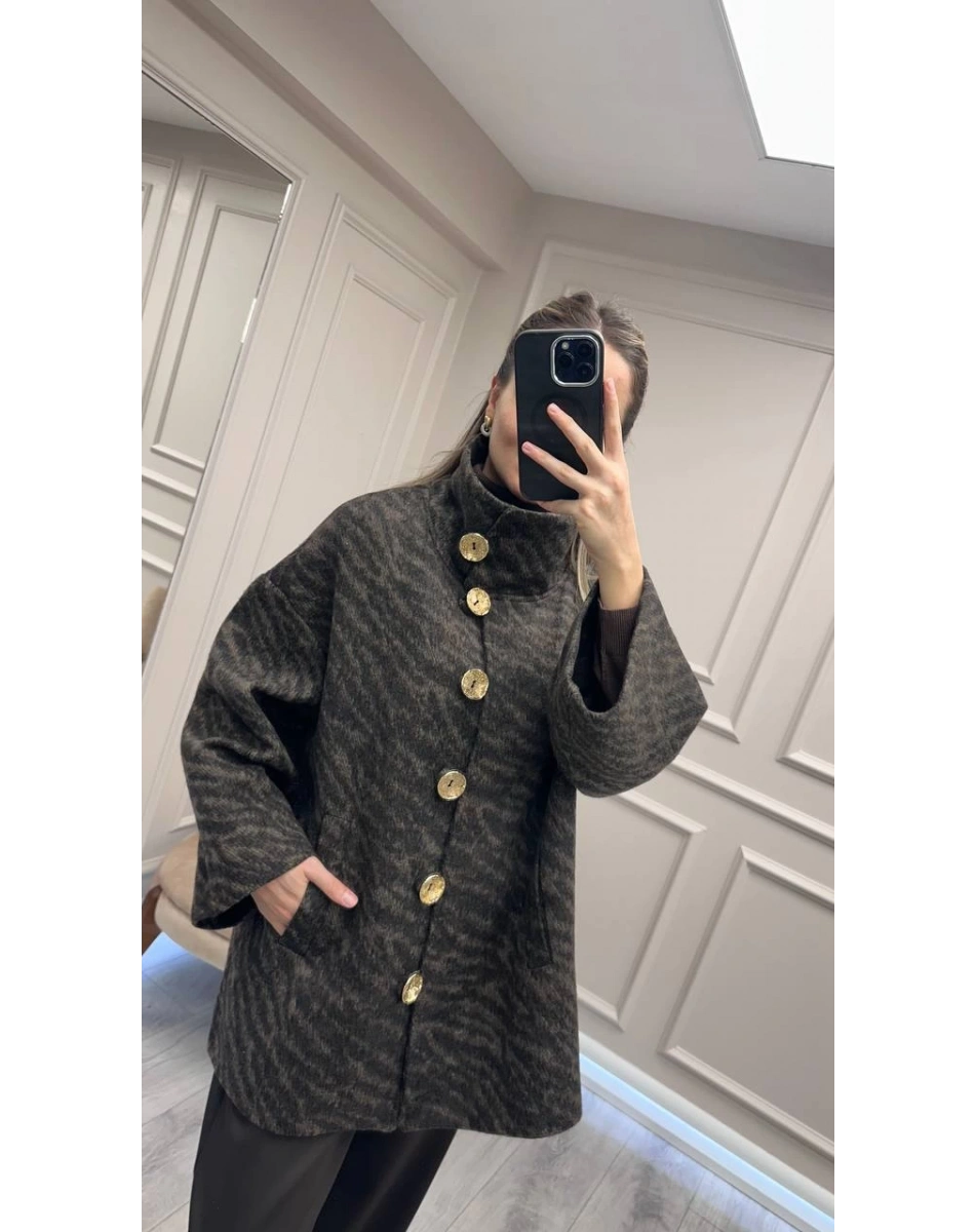 Venöve 26FWCEK0019 Kahverengi Bova Ceket