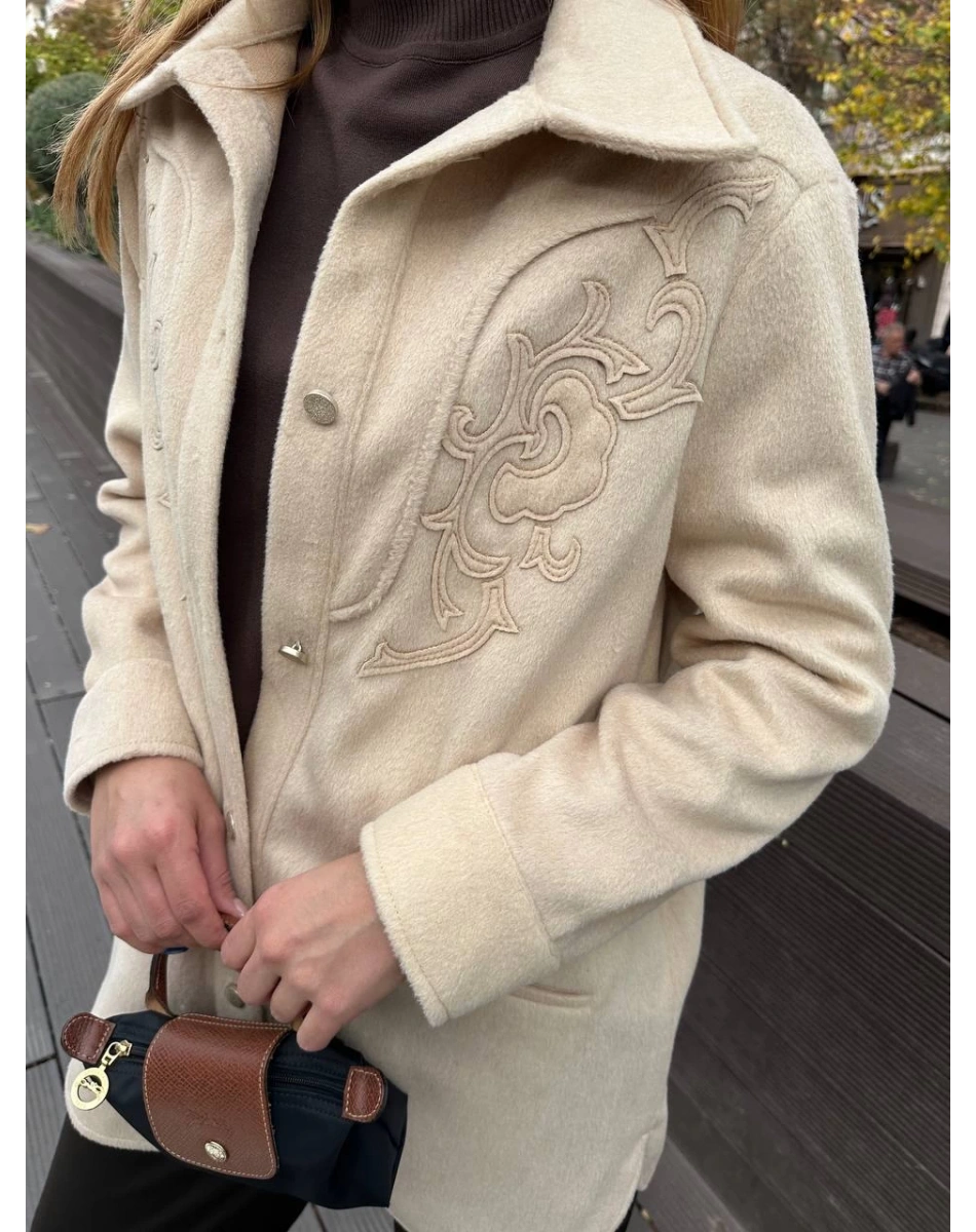 Venöve 26FWCEK0020 Bej Rotan Ceket