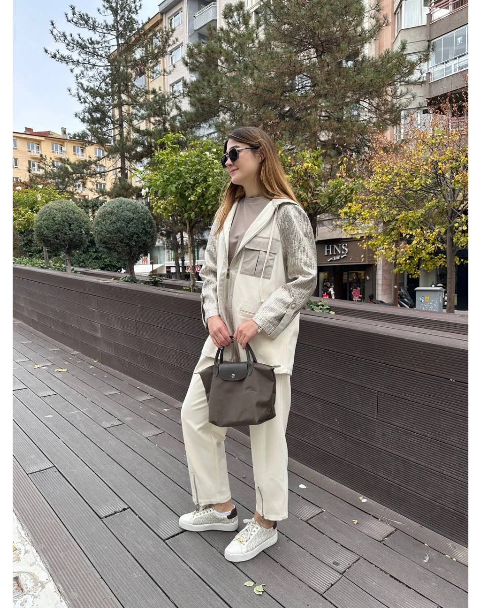 Venöve 26FWCEK0025 Ekru Tom Takım