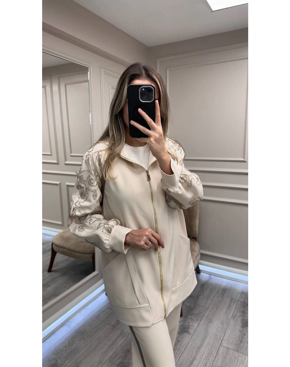 Venöve 26FWCEK0027 Krem Tino Takım