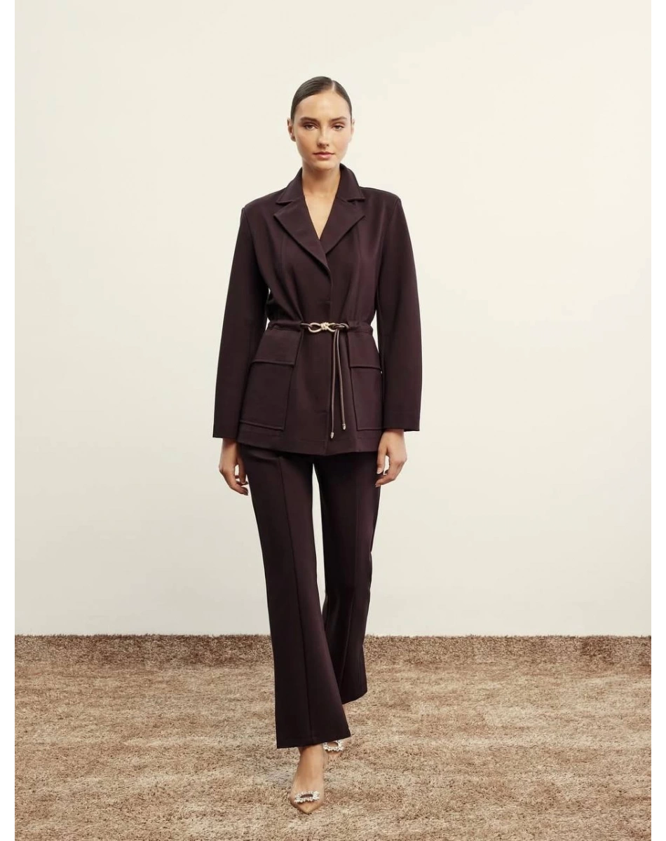 Venöve 26FWCEK0030 Kahverengi Elena Takım