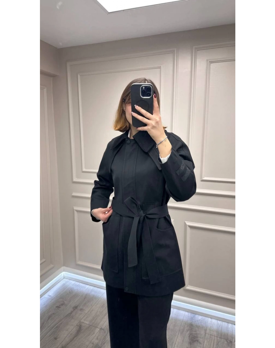 Venöve 26FWCEK0042 Siyah Patrik Ceket