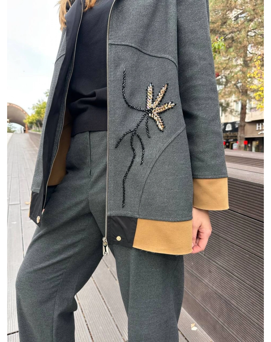 Venöve 26FWCEK0046 Antrasit Elsa Takım